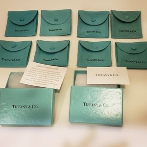 10 Tiffany envelope pouches/boxes
